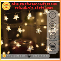 Đèn led rèm sao 3 mét trang trí nhà cửa, lễ tết, noel