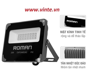 Đèn LED rọi ngoài trời Roman ELC1026/20A,W