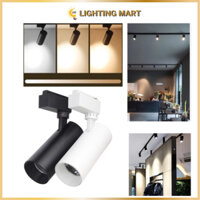 Đèn Led rọi ray 10W 20W 30W Chip COB cao cấp siêu sáng - Đèn rọi tranh phòng khách gắn tường