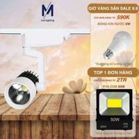 Đèn led rọi ray COB khuỷu xoay 360 độ công suất 30w trí shop , sản phẩm