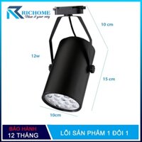 Đèn led rọi thanh ray 12w  ánh sáng trắng