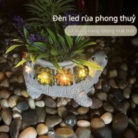 Đèn Led Rùa Phong Thuỷ Sử Dụng Năng Lượng Mặt Trời, Đèn Led Ban Công, Đèn Ngoài Trời Tiểu Cảnh