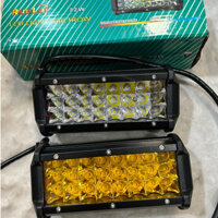Đèn led Runlai 3 hàng 17cm công suất 72w, dùng chung điện 12v 24v, ánh sáng trắng, vàng.