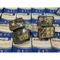 Đèn Led Runlai trợ sáng 8 mắt siêu sáng - RUNLAI 8 mắt dùng chung cho điện 12V và 24V