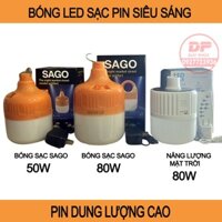 Đèn led sạc tich điện - 50w - 80w -  pin sạc dung lượng cao - độ sáng mạnh -loại tốt