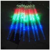 Đèn LED sao băng 8 ống trang trí treo cây