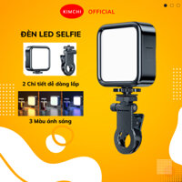 Đèn Led Selfie Kẹp Điện Thoại Tích Điện Điều Chỉnh 3 Màu Ánh Sáng