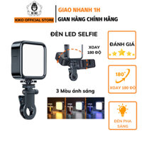 Đèn Led Selfie Kẹp Điện Thoại Tích Điện Điều Chỉnh 3 Màu Ánh Sáng