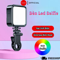 Đèn Led Selfie NAMIKO Mini Cầm Tay Kẹp Điện Thoại 3000k-6000k Sạc Tích Điện