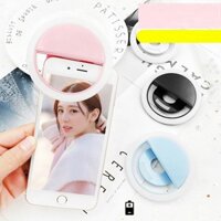 Đèn led selfie Selfie Ring Light RK12 hỗ trợ ánh sáng kẹp điện thoại