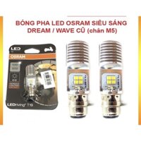 Đèn led siêu sáng cho xe đời cũ sử dụng 2 bóng wave, jupiter, future - bộ 2 bóng