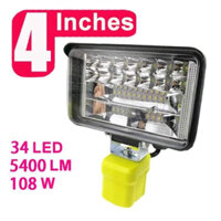 Đèn led siêu sáng dùng pin ryobi 18v (chưa pin)