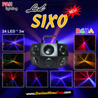 Đèn LED Sixo 6 cửa hiệu ứng phòng Karaoke