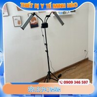 Đèn led Spa 2 nhánh kẹp điện thoại, đèn led phun xăm live stream CD-AX45