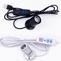 Đèn LED Spotlight USB 5V điều chỉnh độ sáng 1W 3W, trang trí đèn trang sức, đèn ngủ màu sắc không khí trong nhà, đèn trưng bày quầy