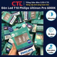 Đèn Led T10 Philips Ultinon Pro số lượng 1 cặp