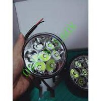 Đèn Led tăng sáng chống nước RUNLAI. Đèn trợ sáng tròn 7 mắt chế ô tô, xe tải, container, máy công trình...(Giá 1 cái)