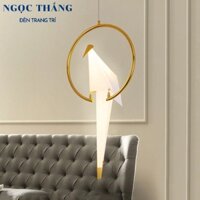 Đèn Led thả trần chim hạc trang trí phòng khách bàn ăn T68B Ngọc Thắng