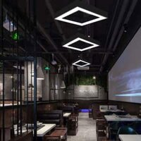 Đèn LED thả trần trang trí nhà hàng hình vuông JSL6576