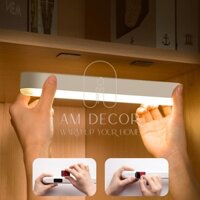 Đèn LED thanh dán tường cảm ứng sạc điện decor trang trí bàn học, phòng ngủ - AM Decor