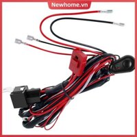 Đèn LED Thanh Dây Dây Bộ 12V 40A An Toàn Bật Tắt Công Tắc Rơle Điện Lưỡi Cầu Chì Cho Xe Thuyền SHOPTKC5539