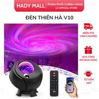 Đèn Led Thiên Hà V10 Lốc Xoáy, Nháy Theo Nhạc Tích Hợp Loa Bluetooth, Đèn Trang Trí Phòng Ngủ, Đèn Phòng Bay (HADY MALL)