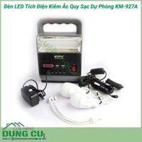 Đèn Led tích điện kiêm sạc dự phòng KM-927A