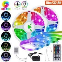 Đèn led top top dây dán 5m 3528 đổi nhiều màu (RGB) có remote điều khiển - Đèn Led Top top Trang Trí Phòng Ngủ