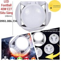 ĐÈN LED TRÁI BANH XÒE 4 CÁNH + 1 SIÊU SÁNG 40W