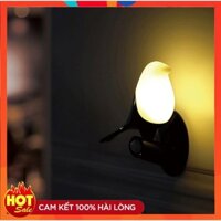 Đen Led Trang Trí ❤️FREESHIP❤️ Đèn LED Cảm Ứng Cute Hình Chú Chim- Làm Đèn Ngủ, Quà Tặng - Pin Sạc