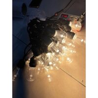 Đèn led trang trí decor ngoài trời chống nước dây đui 5m 10 đui và 10m 20 đui bóng 3w, đèn trang trí