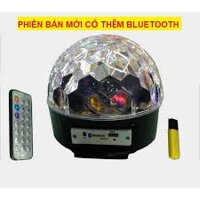 Đèn Led Trang Trí Sân Khấu Cầu Xoay Cảm Biến Nhạc + Remote (Đen)