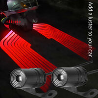 Đèn LED trang trí xe máy Cánh góc Chào mừng Đèn cảnh báo tín hiệu Đèn Atmophere Ứng dụng đầy màu sắc