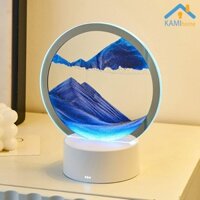 Đèn led tranh cát 3D chuyển động size 16cm cắm điện USB KM 26026