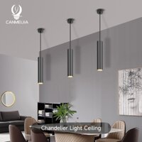 Đèn LED treo trần nhà CANMEIJIA màu đen phong cách Bắc Âu hiện đại độc đáo