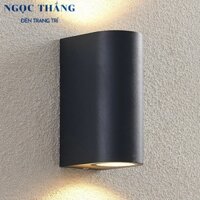 Đèn Led treo tường hắt tường trang trí ngoài trời trong nhà Led 10W 220V VNT667 màu đen Ngọc Thắng