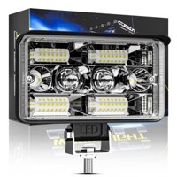 Đèn Led Trợ Sáng Sương Mù 12v 24v Cho Ô Tô, Ánh Sáng Trắng, Vàng Siêu Sáng