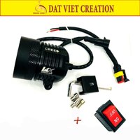 Đèn Led Trợ Sáng Xe Máy Ô Tô L4X-CREE Dat Viet Creation tặng CÔNG TẮC ON/OFF