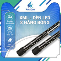 Đèn led tròn 8 hàng bóng XML đỏ trắng vàng dành cho cá rồng, cá Koi siêu sáng siêu thực