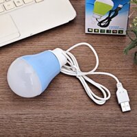 Đen led tron cap USB dùng nguồn laptop, sạc dự phòng... thích hợp đi phượt, cắm trại  ,khi cúp điện - Màu ngẫu nhiên