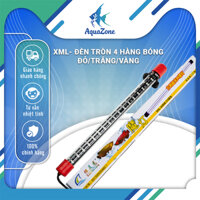 Đèn led tròn xml 4 hàng bóng đỏ,vàng,trắng siêu sáng nâng cấp độ màu cho cho cá Koi - cá Rồng