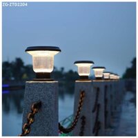 Đèn LED Trụ Cột Tường Rào Năng Lượng Mặt Trời Trang Trí Sân Vườn Zalaa ZG-ZTD2204