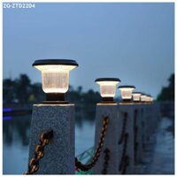 Đèn LED Trụ Cột Tường Rào Năng Lượng Mặt Trời Trang Trí Sân Vườn Zalaa ZG-ZTD2204