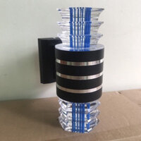 Đèn led trụ pha lê 2 đầu 3 chế độ màu, đèn chày ,đèn cột,đèn treo tường