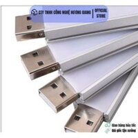 Đèn Led USB⚡ Hugiasmart ⚡ Thanh đèn led đầu cắm usb siêu sáng 20 bóng Led đế nhôm tản nhiệt