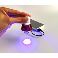 Đèn Led UV-5W-USB Cầu Lồi dùng hơ keo, sơn gel, soi tiền đa dụng