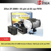 Đèn Led Video Zifon ZF-2000 Version II (New) + Bộ 01 pin và 01 sạc F970