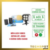 ĐÈN LED VIDEO ZIFON ZF-3000 4 BÓNG SIÊU SÁNG