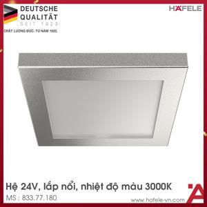 Đèn Led vuông gắn nổi 65x65x6mm 3036 24v Hafele-Loox 833.77.180