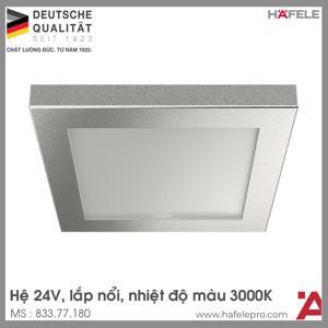 Đèn Led vuông gắn nổi 65x65x6mm 3036 24v Hafele-Loox 833.77.180